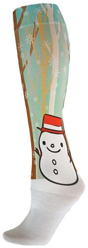 Nouvella Snowman Holiday Collection Trouser Sock