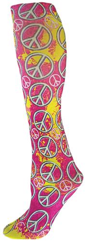 Nouvella Peace Sign Hippy Collection Trouser Sock