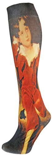 Nouvella Boy In Red Artist Collect Trouser Sock