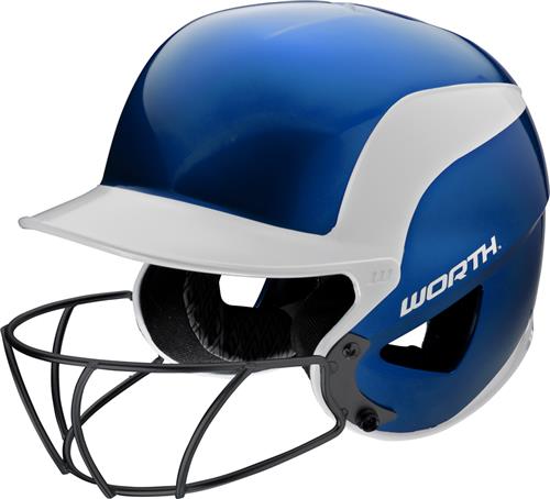 Worth Legit Sr JR Batter's Helmets w/ Faceguard