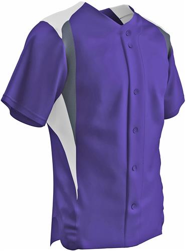Adult Youth Bull Pen Full Button Baseball Jersey. Decorated in seven days or less.