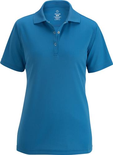 Edwards Womens Snap Front Polo Shirt. Printing is available for this item.