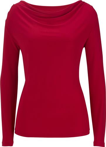Edwards Womens Long Sleeve Cowl-Neck Top