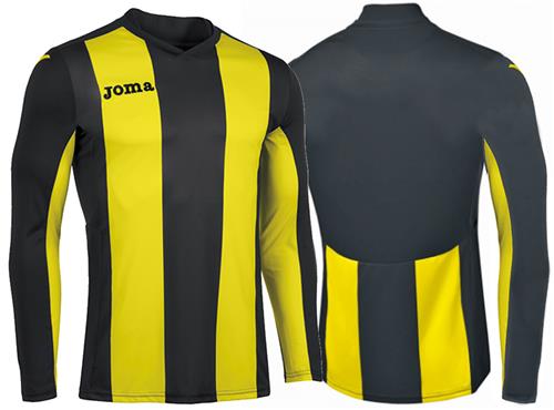 Joma PISA 4 Long Sleeve Soccer Jersey. Printing is available for this item.