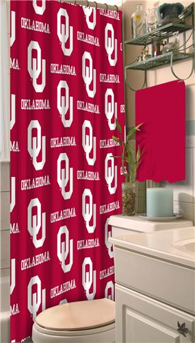 Northwest NCAA Oklahoma Shower Curtain