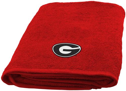 Northwest NCAA Georgia Applique Bath Towel