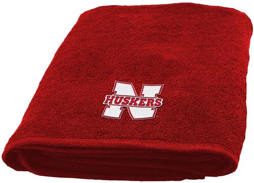 Northwest NCAA Nebraska Cornhuskers Applique Bath Towel