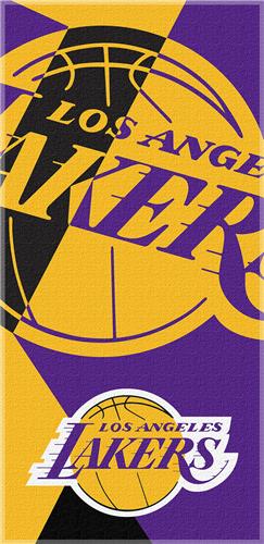 Northwest NBA Lakers Puzzle Beach Towel
