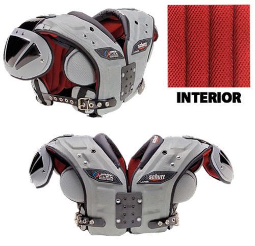 Skeleton Padding Armor Flex Non-Epaulet Football Shoulder Pads - Football Equipment and Gear