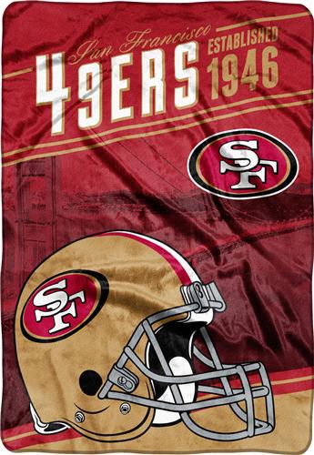 Northwest NFL 49ers Stagger Oversized Throw
