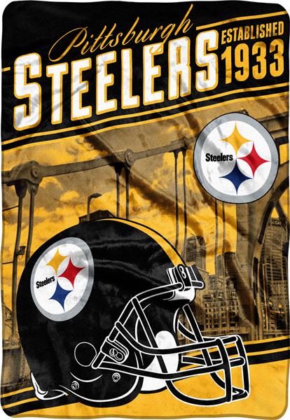 Northwest NFL Steelers Stagger Oversized Throw
