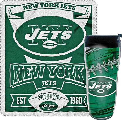 Northwest NFL Jets Mug N' Snug Set