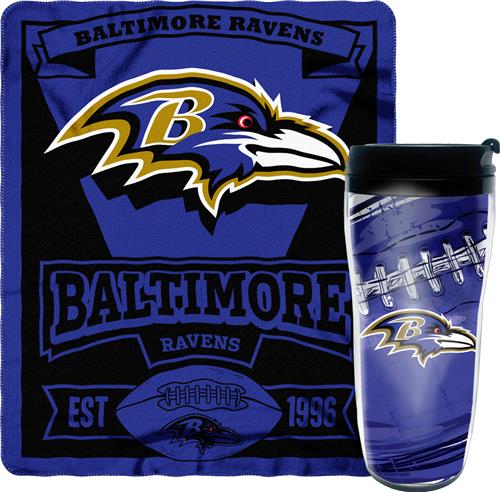 Northwest NFL Ravens Mug N' Snug Set