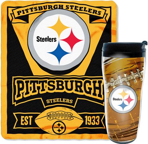 Northwest NFL Steelers Mug N' Snug Set