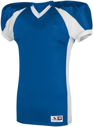 Augusta Sportswear Snap Football Jersey. Decorated in seven days or less.