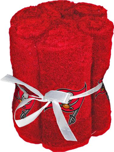 Northwest NFL Bucs Washcloths - 6 pack