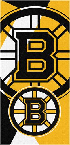 Northwest NHL Bruins Puzzle Beach Towel
