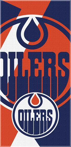 Northwest NHL Oilers Puzzle Beach Towel