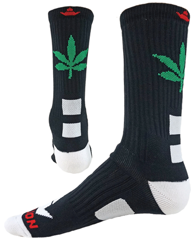 Red Lion Marijuana Crew Socks - Closeout