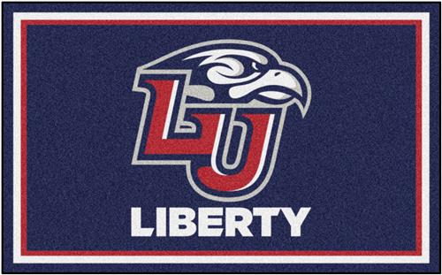 Fan Mats NCAA Liberty University 4'x6' Rug
