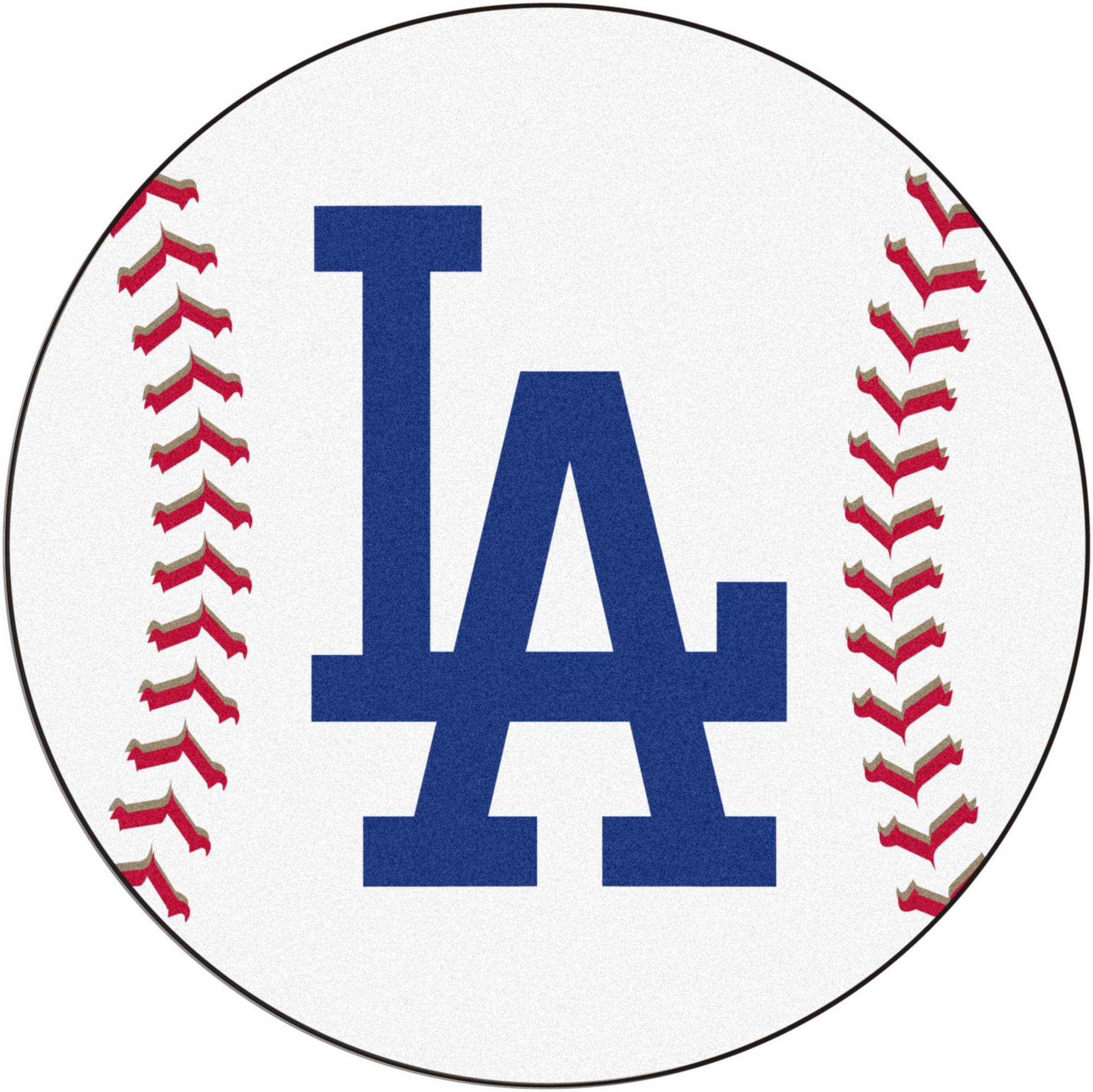 E116049 Fan Mats MLB Los Angeles Dodgers Baseball Mat