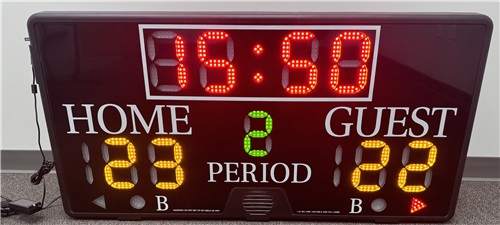 First Team FT810W / FT810WB Portable Scoreboard with Wireless Controller