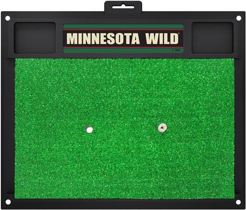 Fan Mats NHL Minnesota Wild Golf Hitting Mat