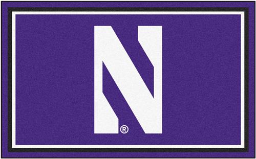 Fan Mats NCAA Northwestern University 4'x6' Rug