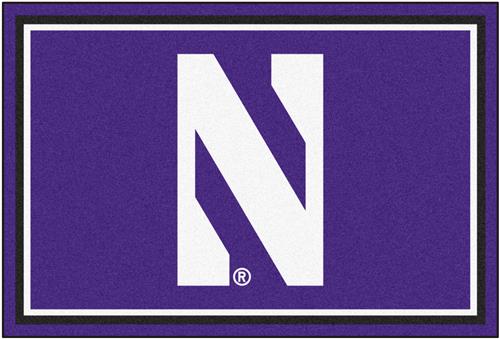 Fan Mats NCAA Northwestern University 5'x8' Rug