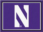 Fan Mats NCAA Northwestern University 8'x10' Rug