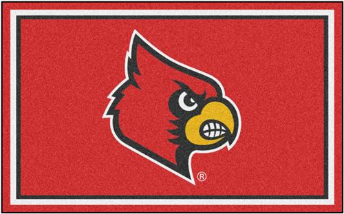 Fan Mats NCAA University of Louisville 4'x6' Rug