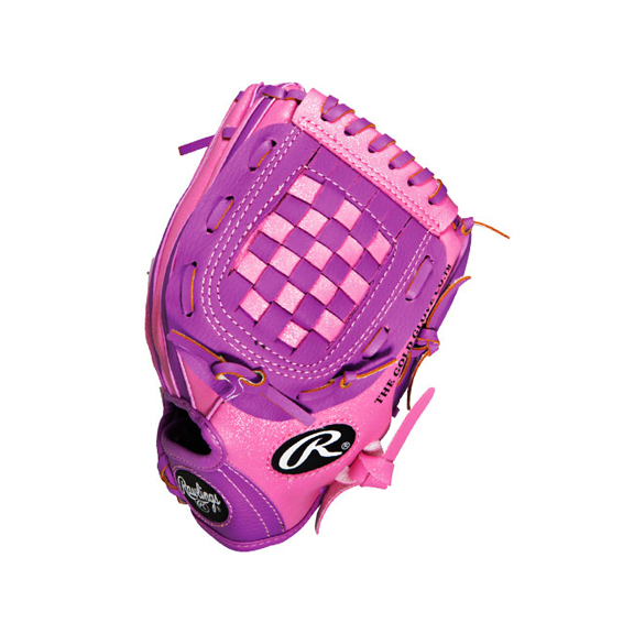 pink softball glove