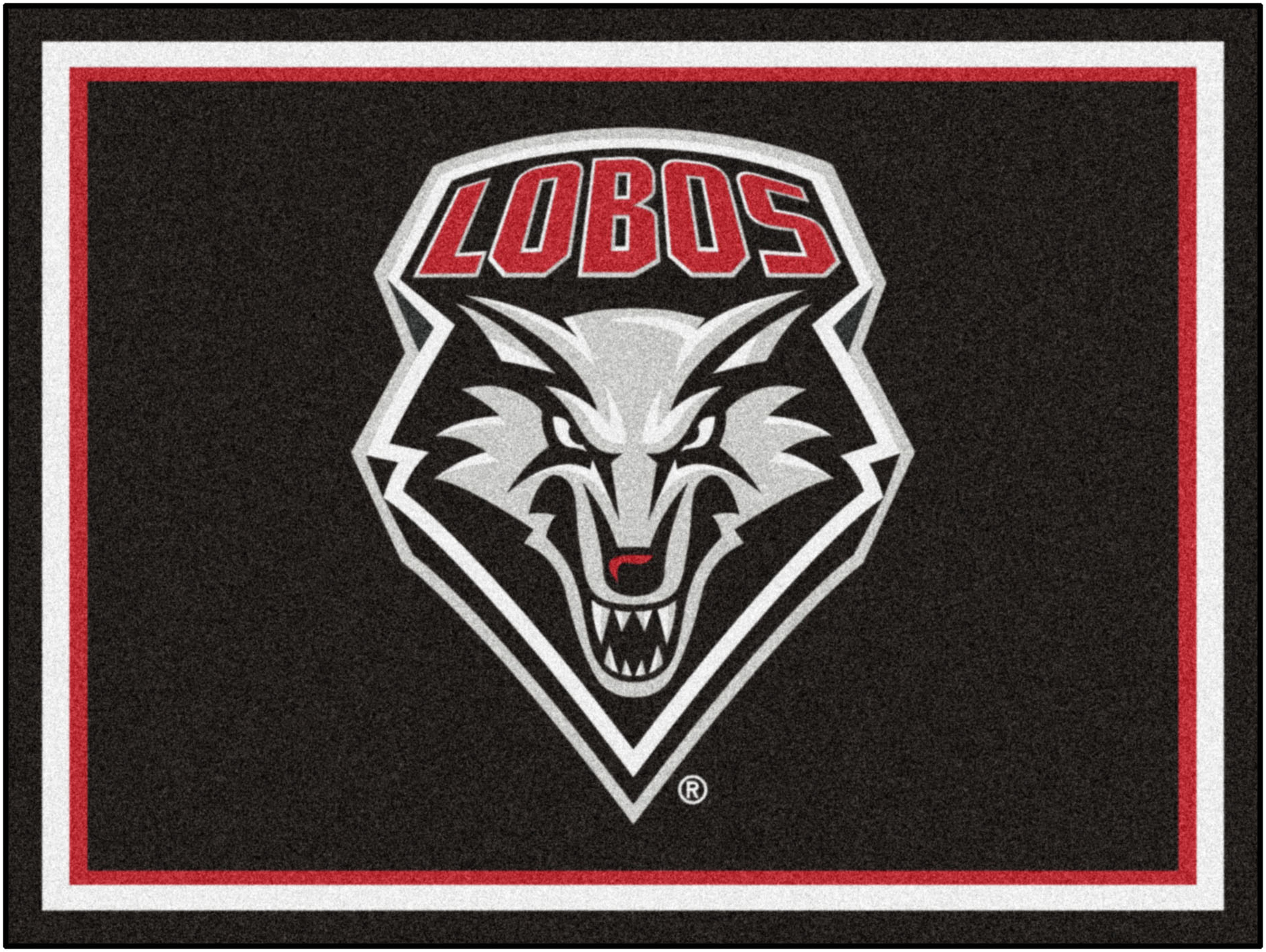 E116212 Fan Mats NCAA University of New Mexico 8'x10' Rug