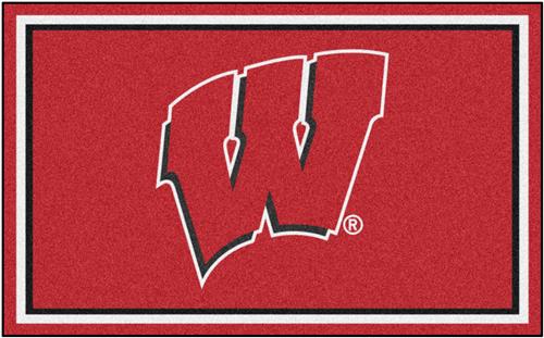 Fan Mats NCAA University of Wisconsin 4'x6' Rug