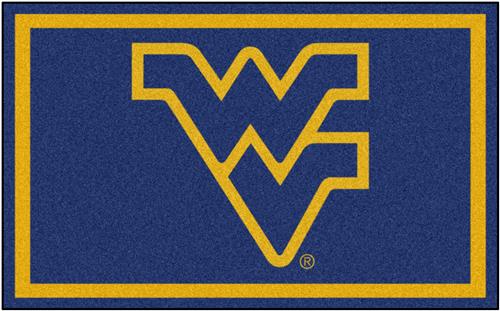 Fan Mats NCAA West Virginia University 4'x6' Rug