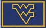 Fan Mats NCAA West Virginia University 4'x6' Rug