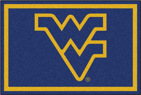 Wv State Rug Fallo Fan Mats NCAA West Virginia University 5'x8' Rug - Fan Gear