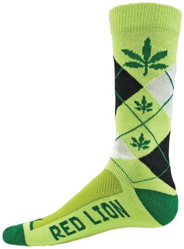 Red Lion Weed Crew Socks - Closeout