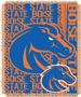 Northwest Boise State Double Play Jaquard Throw