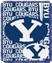 Northwest Brigham Young Double Play Jaquard Throw