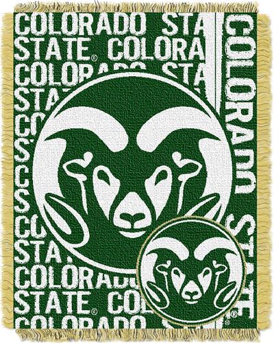 Northwest Colorado State Double Play Jaquard Throw