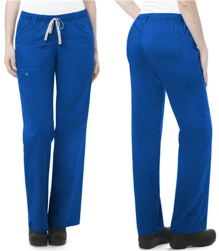 WonderWink Womens Straight Leg Cargo Scrub Pants. Embroidery is available on this item.