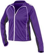 Kaepa Womens Volleyball Flare Warm-up Jackets (Black,Navy or Purple)