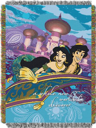 Northwest A Whole New World Woven Tapestry Throw