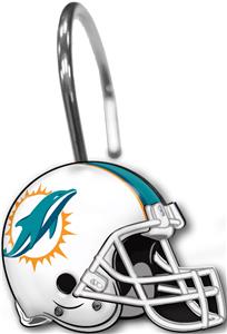 Northwest Nfl Miami Dolphins Shower Curtain Rings Soccer