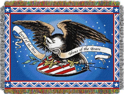 Northwest Memorial Day Woven Tapestry Throw