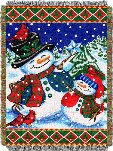 Northwest Winter Pals Woven Tapestry Throw