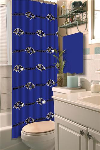 Northwest NFL Baltimore Ravens Shower Curtain