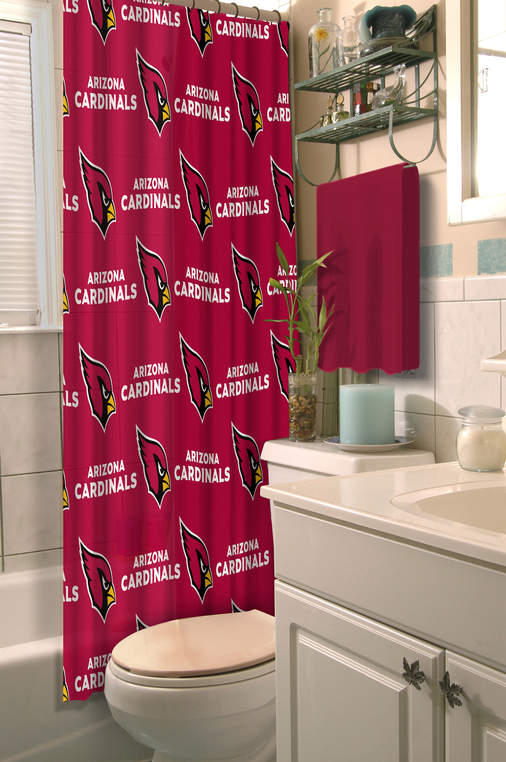 E117248 Northwest NFL Arizona Cardinals Shower Curtain