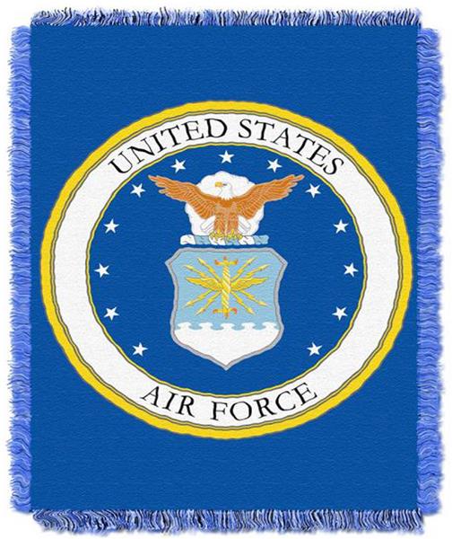Northwest US Air Force Woven Jacquard Throw